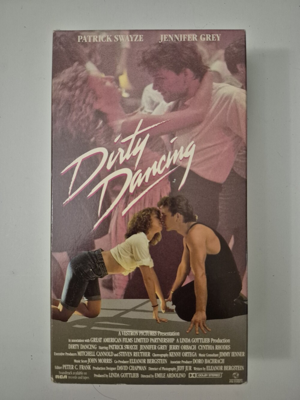 Dirty Dancing (VHS, 1987) 1988 Vestron - Patrick Swayze, Jennifer Grey